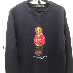 Polo bear crew neck sweater
